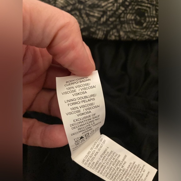 Lucky Brand Jersey Tank Dress XL Geo Aztec Boho - Picture 15 of 15